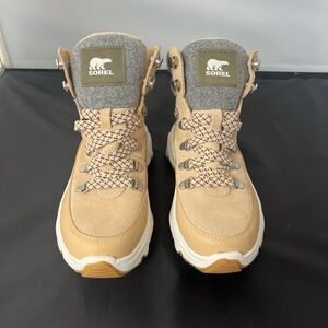 Sorel Women's Kinetic Breakthru Conquest Waterproof Boot, Size 6   Nova Sand